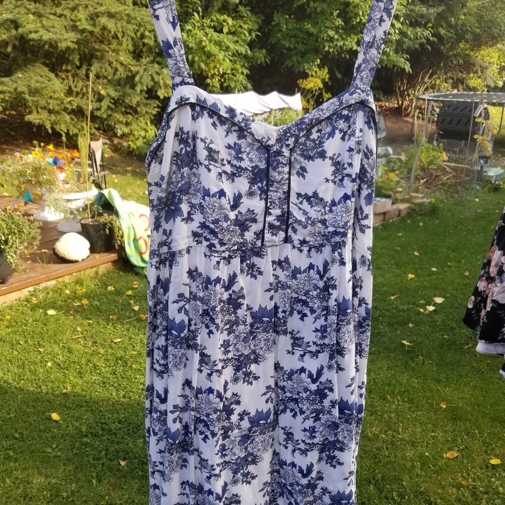 MODCLOTH PLUS SIZE FLORAL DRESS
